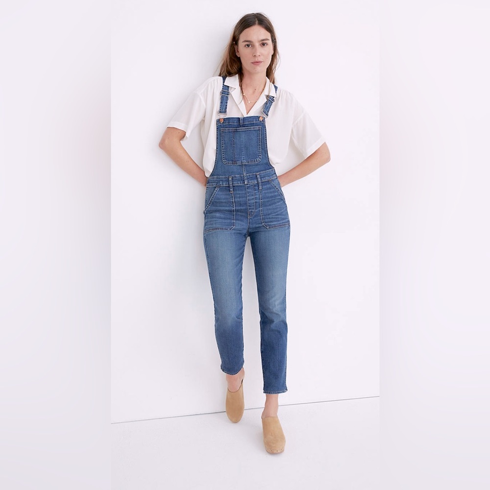 Madewell Stovepipe Overalls in Lorton Wash